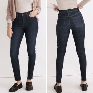 Madewell 10" High-Rise‎ Skinny Jeans in Dalesford Wash, 28